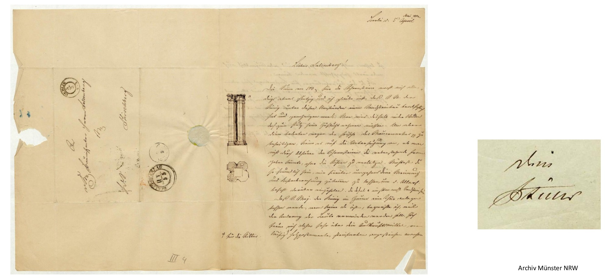 August-Stüler-Arbeitskreis, Briefe